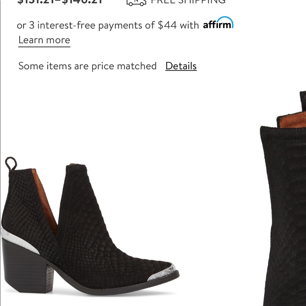 Jeffrey Campbell Cromwell booties in black